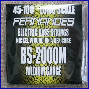 FERNANDES BS-2000M bass string long scale 45-100 medium gauge 4 string 1 set new goods 