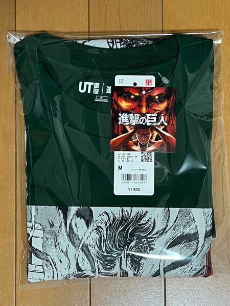 ユニクロ　UT　進撃の巨人　Ｔシャツ　Ｍサイズ　エレン　ポルコ　新品