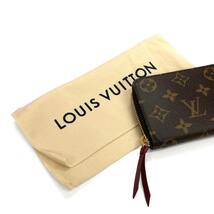 LOUIS VUITTON ルイヴィトン M60742 モノグラム ポルトフォイユ クレマンス ジッピーウォレット ラウンドファスナー 長財布 フューシャ_画像10