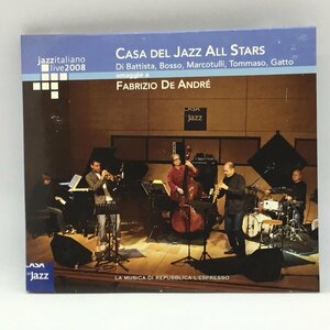 JAZZ ITALIANO ◇ CASA DEL JAZZ ALL STARS / OMAGGIO A FABRIZIO DE ANDRE (CD) CdJ3_01　RITA MARCOTULLI, ROBERTO GATTO,FABRIZIO BOSSO