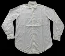 60s USA製 ペニーズ タウンクラフト マチシャツ ホワイトシャツ 長袖　　PENNY'S TOWNCRAFT PIMAコットン 60年代 ヴィンテージ 玉7263_画像1