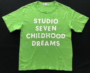 GU スタジオセブン ビッグシルエット コラボ Tシャツ ヘビーウェイト　　ジーユー STUDIO SEVEN CHILDHOOD DREAMS 玉5853