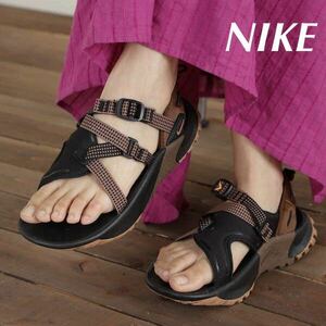 24cm NIKE ONEONTA SANDAL　 ナイキ ウィメンズ オニオンタ サンダル　スポーツサンダル スポサン ブラウン ブラック 黒 茶