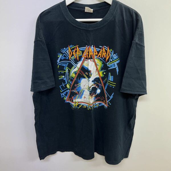 ◆ビックサイズ◆Def Leppard バンドTシャツ ブラック　サイズ2XL