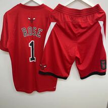 ◆美品◆adidas NBA BULLS ROSE No.1 サイズ上下L_画像2