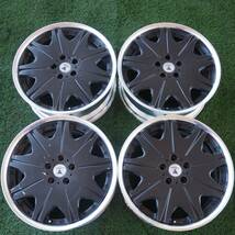 WORK VARIANZA(ワーク ヴァリアンザ) 19×8J＋45 PCD114.3-5H ブラック色(塗装あり) ホイール4本セット★_画像1