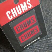 Sticker Chums Logo Emboss CH62-1125 Red 新品 ステッカー_画像4