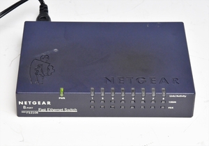 ☆★ネットギア NETGEAR 8ポート FS2108 Fast Ethernet Switch スイッチングハブ/イーサネットスイッチ★☆