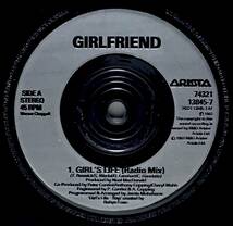 【英7】 GIRLFRIEND / GIRL'S LIFE / 1992 UK盤 7インチシングルレコード EP 45_画像4