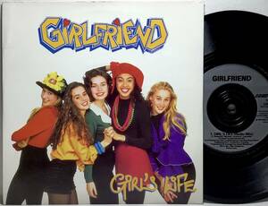 【英7】 GIRLFRIEND / GIRL'S LIFE / 1992 UK盤 7インチシングルレコード EP 45