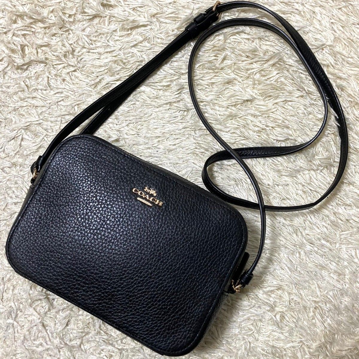 新品同様 コーチ サクラプリント カメラバッグ 日本限定 花柄