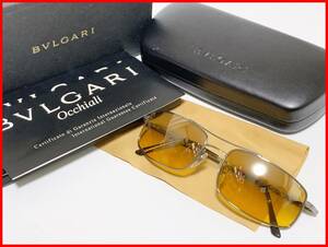 即決 BVLGARI ブルガリ サングラス 箱・ケース付 レディース メンズ D7