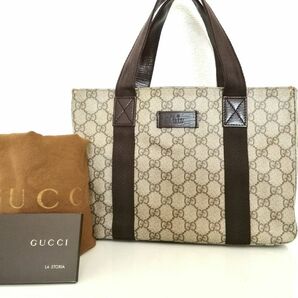 GUCCI　グッチ　GGスプリーム　ミニトートバッグ