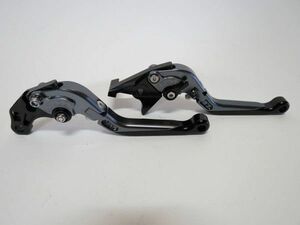 GSX400F/750 GSF600S GS500E/500F K4 ビレットレバー ロング 灰 【ae-gsx400f-4】