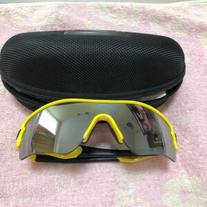  стандартный товар б/у прекрасный товар Oacley OAKLEY спортивные солнцезащитные очки радар Pas желтый 