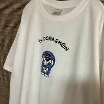 アニメ 半袖Tシャツ　ドラえもん　どら焼き　漫画　キャラクタ　白　激レア66 古着　入手困難　激レア　希少 ホワイト　マンガ_画像9