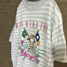 デルタ　半袖Tシャツ　USA製　ボーダー　錨　海　ワシントン　ビンテージ32 古着　入手困難　激レアデザイン　90s　シングルステッチ_画像9