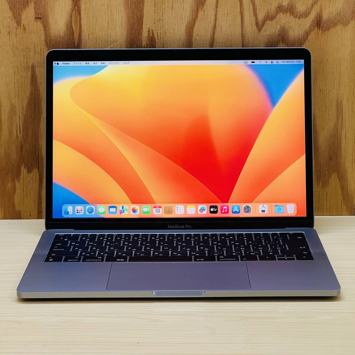 充放電1回◇Macbook Pro 13-inch A1708◇Core i5-7360U◇SSD256GB