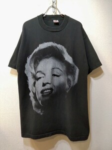 91年コピーライト Vintage Marilyn Monroe Tシャツ // ビンテージ 90s 90年代 マリリンモンロー アート ヴィンテージ