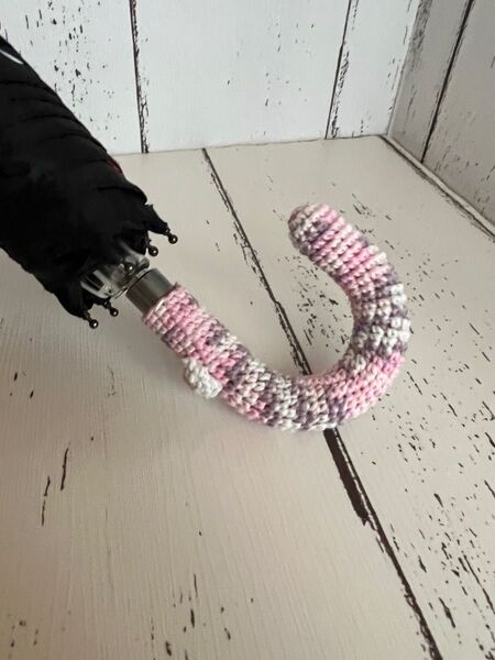 No,28 折りたたみ傘 日傘 持ち手カバー グリップカバー *ハンドメイド