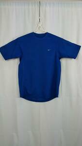 M1-00434 送料無料 【中古品】 NIKE 半袖Tシャツ メンズ Mサイズ相当 青 シミ・毛玉あり N-4