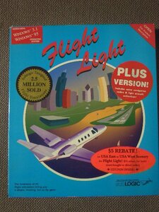 Flight Light Plus (SubLogic Corporation) MS-DOS 5.0 PC CD-ROM　(Windows 3.1, Windows 95 使用可能)