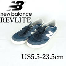 MK0353*new balance*ニューバランス*ジュニアスニーカー*US5.5-23.5cm*ネイビー_画像1