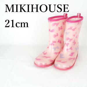 EB3146*MIKI HOUSE* Miki House * Junior влагостойкая обувь *21cm* розовый 