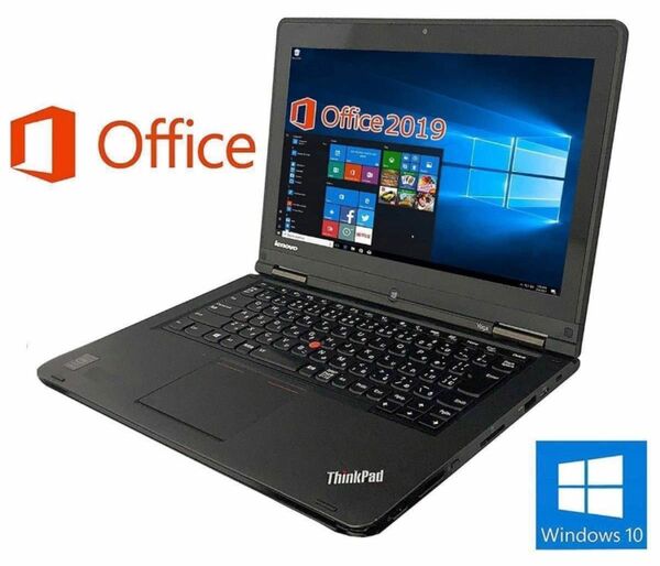 Lenovo YOGA14 Webカメラ Windows10 HDD:1TB メモリ:4GB 360度回転 Office 2019