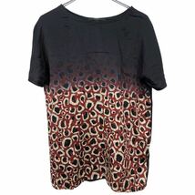 GUCCI グッチ　レディース　柄　シルク100 半袖　Tシャツ　トップス　S表記_画像1