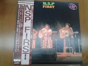 LP　レコード　N.S.P　FIRST　ニュー・サディスティック・ピンク　AV-3007　LIVE　ライブ　