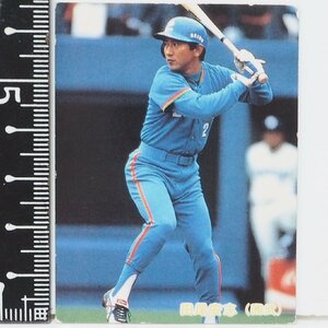 85年 カルビー プロ野球カード No.156【田尾 安志 外野手 西武ライオンズ】昭和60年 1985年 当時物 Calbee おまけ 食玩 BASEBALL【中古】