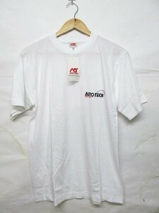 未使用 Auto Tech オートテック プリント Tシャツ 半袖 デッドストック M 白 b17694