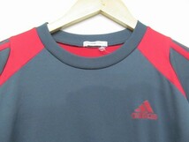 adidas アディダス climacool ショートスリーブ Tシャツ 半袖 プラクティス 灰 b17877_画像4