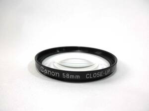 ビンテージ【Canon 58mm CLOSE-UP LENS 240】キヤノン/クローズアップレンズ/アクセサリー/日本製/レトロ/ジャンク