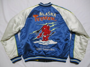 TEDMAN テッドマン ALASKA アラスカ スカジャン 青×黒 40