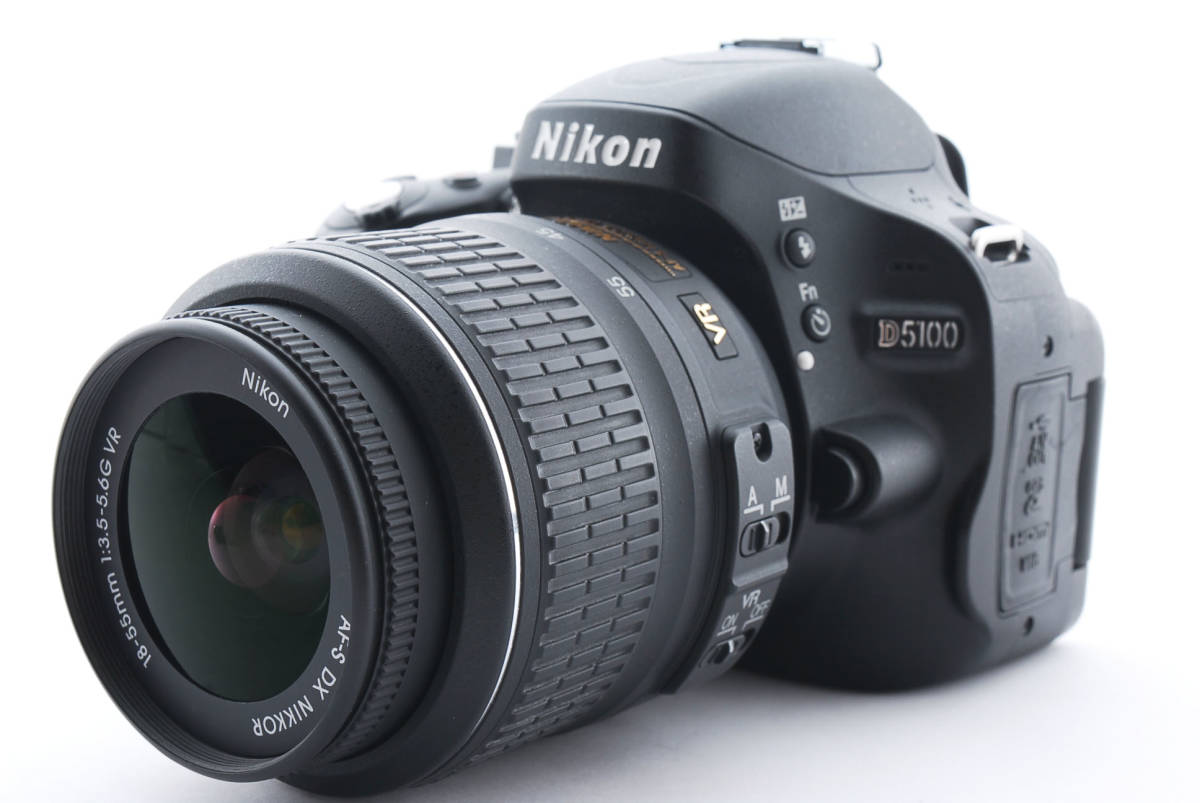 □ほぼ新品□ ニコン Nikon D5100 18-55 VR キット ブラック 1620万 