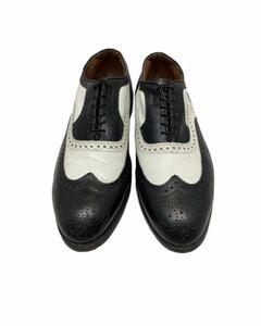 Allen Edmonds combination Wing chip blow g обувь Broadstreet Made in USA черный & белый цвет US10