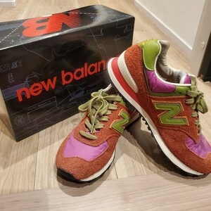 美中古 New Balance × STRAY RATS ML574 PURPLE 26.5cm 限定モデル 574 576 878 990 991 992 993 1300 1906 2002 5740 9060