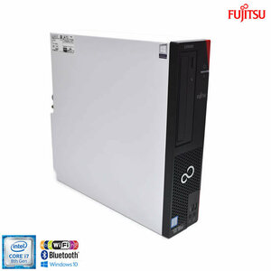 Wi-Fi Bluetooth память 16G новый товар SSD1TB Fujitsu ESPRIMO D958/T 6 core 12s красный Core i7 8700 мульти- Windows10