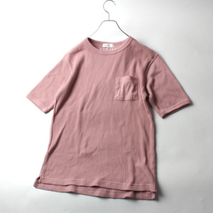 THE SHOP TK Takeo Kikuchi waffle t shirt cut and sewn M size 23-0721fu18[4 point including in a package free shipping ]