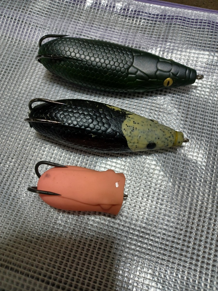 新しいエルメス 雷魚 87個まとめ売り フロッグ ルアー用品 - education