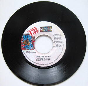 490【Reggae】What Is To Be - Buju Banton. /7”/321 Strong