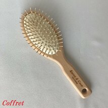 ドイツ製　ウッドピンヘアブラシ　気持ち良い～ヘッドスパブラシ　オールナチュラル・オールハンドメイド　Ｅｃｏに拘る方向き_画像2