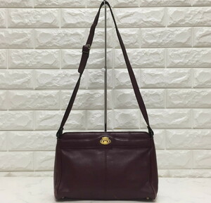 no15523 AIGNER アイグナー 本革 レザー ショルダー バッグ