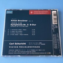 [bcg]/ 美品 CD /『ブルックナー:交響曲 第5番 / シューリヒト、ウィーン・フィル』_画像2