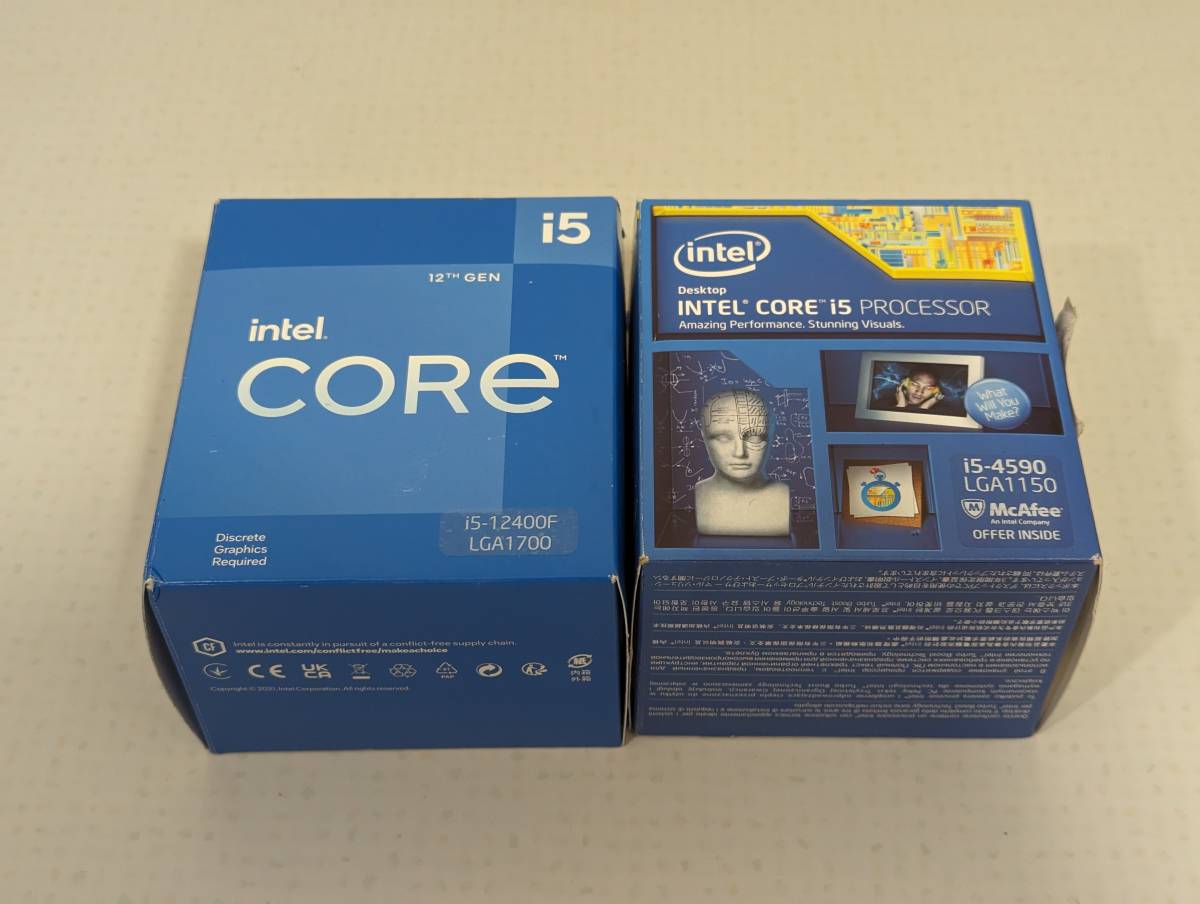 未使用 Intel Core i9-12900 リテールCPUクーラー& 箱のみ CPUなし