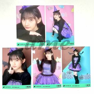 3《乃木坂46》公式グッズ 生写真 2022 Halloween 川﨑桜 川崎桜 ハロウィン 5枚 コンプ 5種コンプ ヨリチュウヒキ 座り 座りヨリ