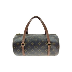 〇〇 LOUIS VUITTON ルイヴィトン モノグラム パピヨン26 ハンドバッグ M51366 ブラウン やや傷や汚れあり