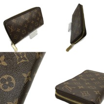 ## LOUIS VUITTON ルイヴィトン ジッピーウォレット モノグラム M42616 型崩れ・角スレ有 傷や汚れあり_画像8